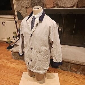 Greatland Apparel Men's Chore Coat Medium‎ Jacket Button Up Southwestern Lined